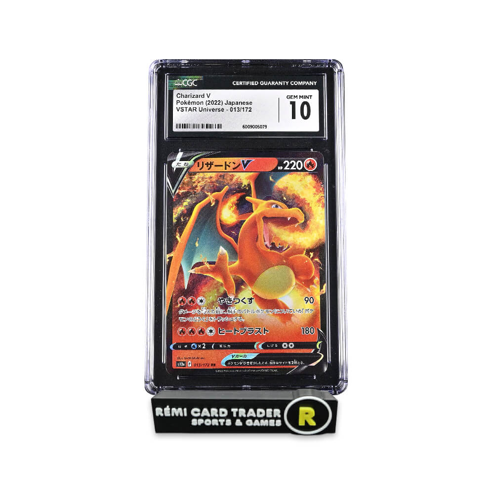 POKÉMON 2022 CHARIZARD V (JAPANESE VSTAR UNIVERSE) #013 CGC GEM MINT 10