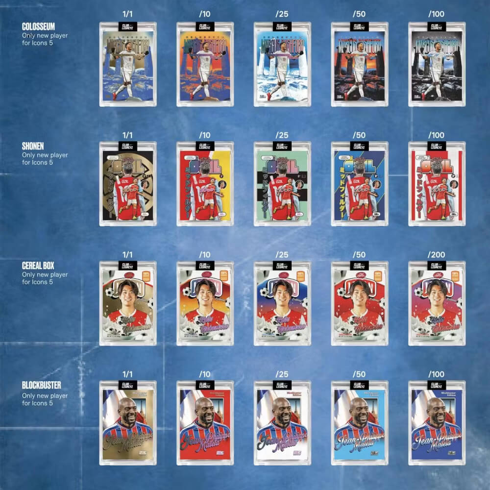 2026 Club Legacyz Icons World Heroes 5th Edition Soccer Box