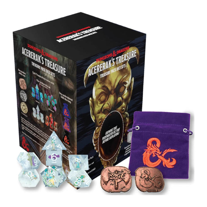 Jeu de dés Dungeons & Dragons Acererak's Treasure
