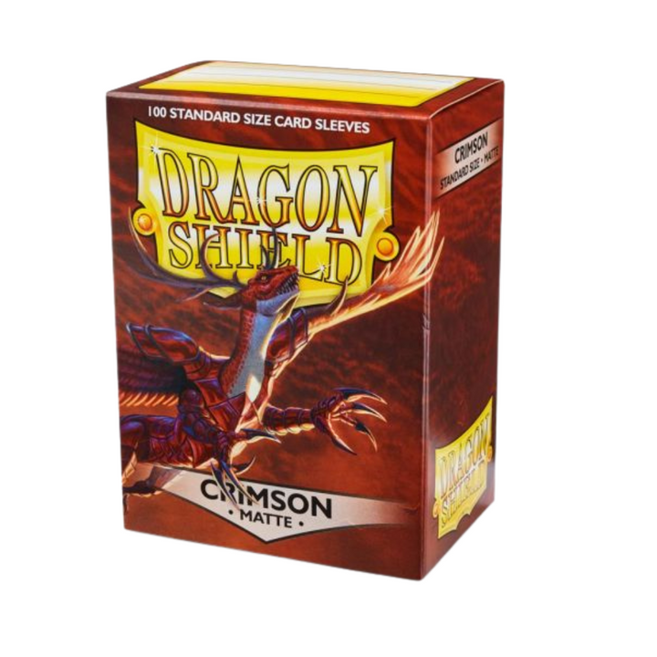 Dragon Shield - Standard Size Sleeves - Crimson Matte - 100ct