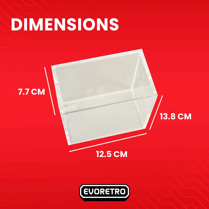 Protecteur Acrylique Transparent 5mm Avec Couvercle Magnétique - Evoretro - Pour Booster Box