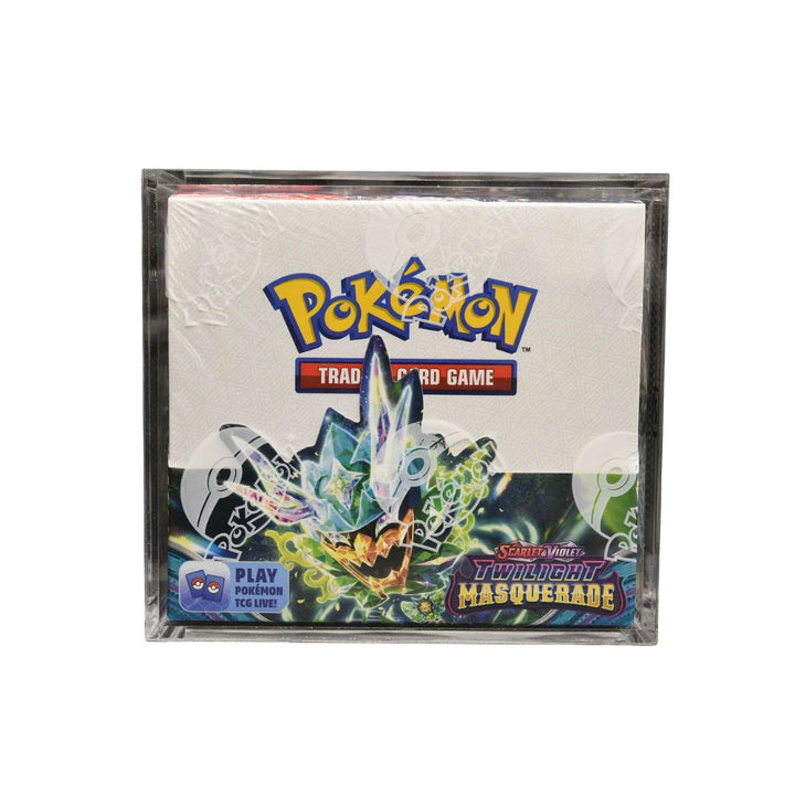 Transparent Acrylic Protector With Sliding Lid - Evoretro - For Booster Boxes