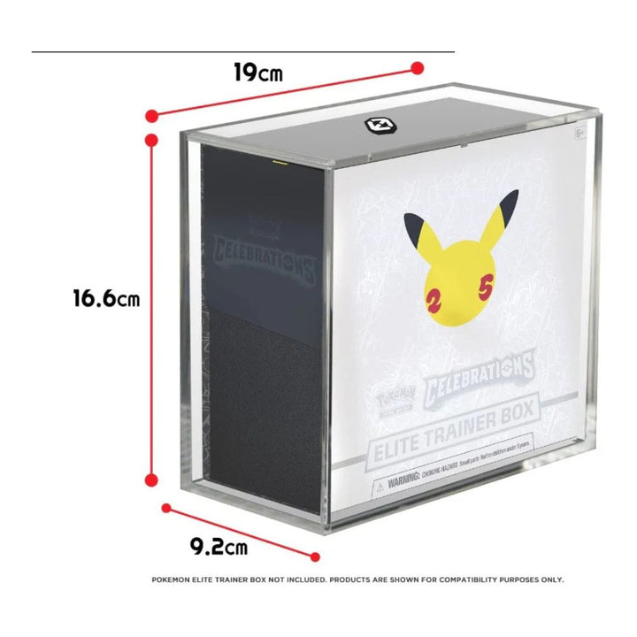 Protecteur Acrylique Transparent Avec Couvercle Coulissant - Evoretro - Pour Elite Trainer Box
