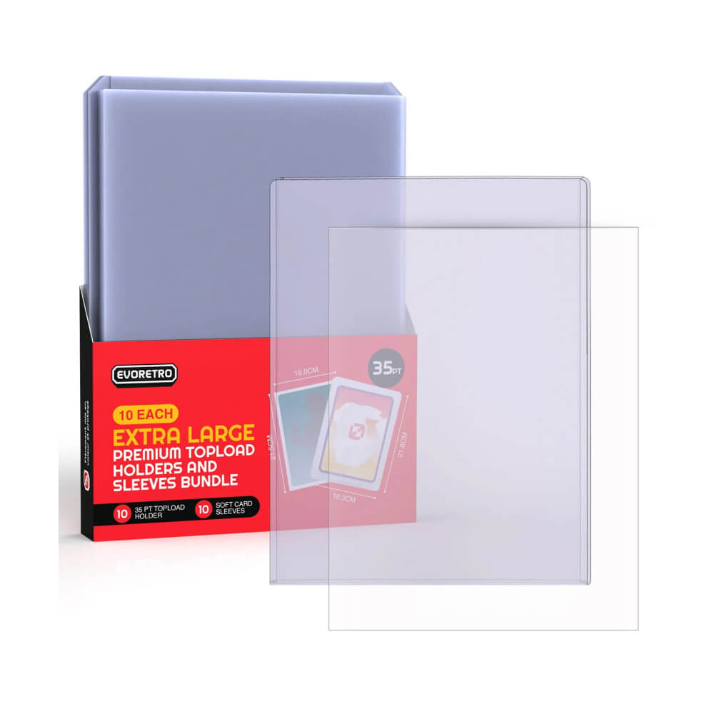 Jumbos Toploaders & Sleeves Evoretro - 35pt (Pack of 10)