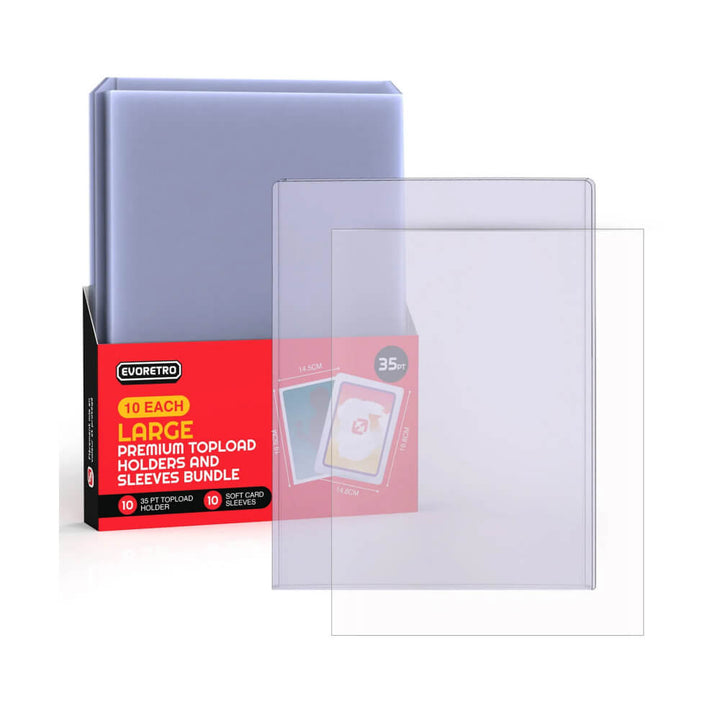 Jumbos Toploaders & Sleeves Evoretro - 35pt (Pack of 10)