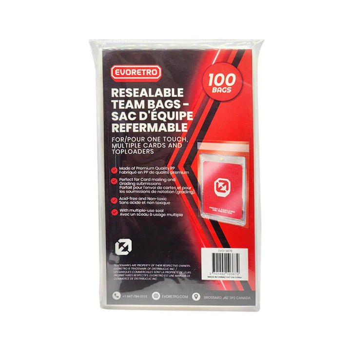 Team Bags Refermable EVORETRO - Paquet De 100