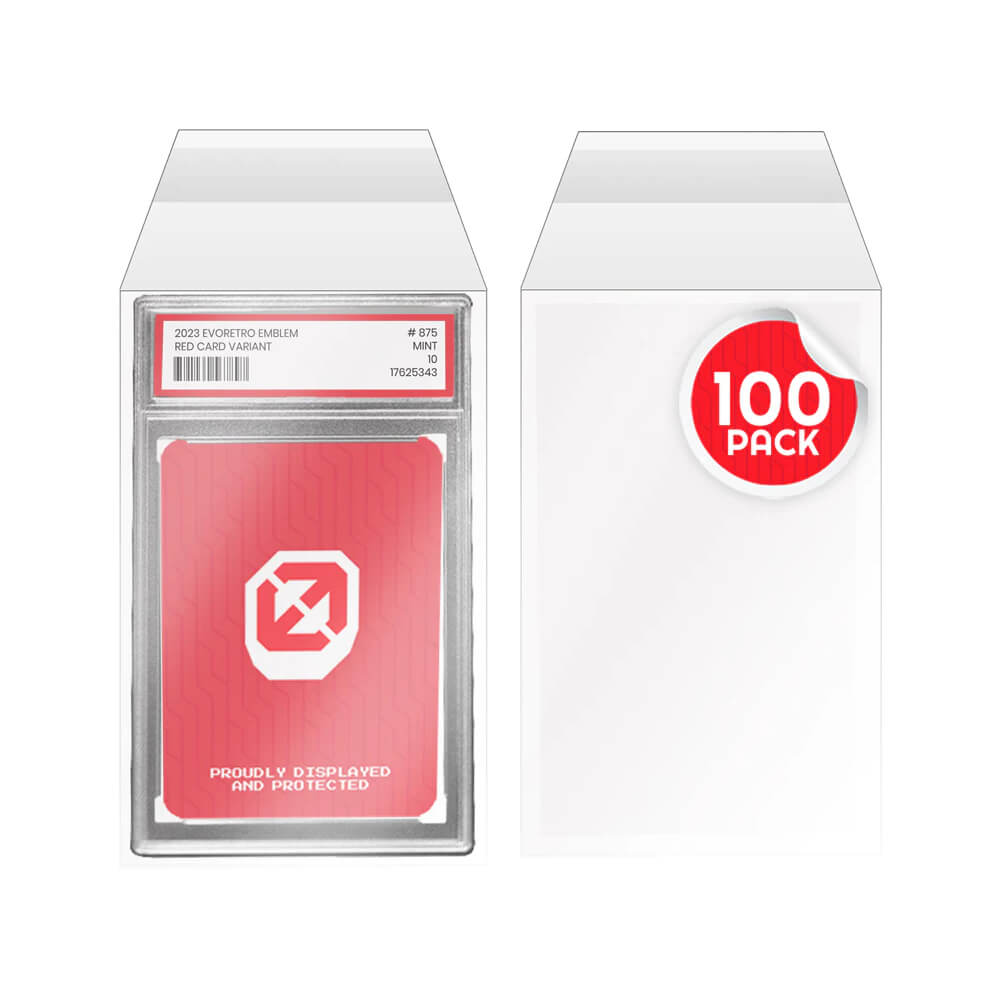 EVORETRO sleeves for graded cards (pack of 100)