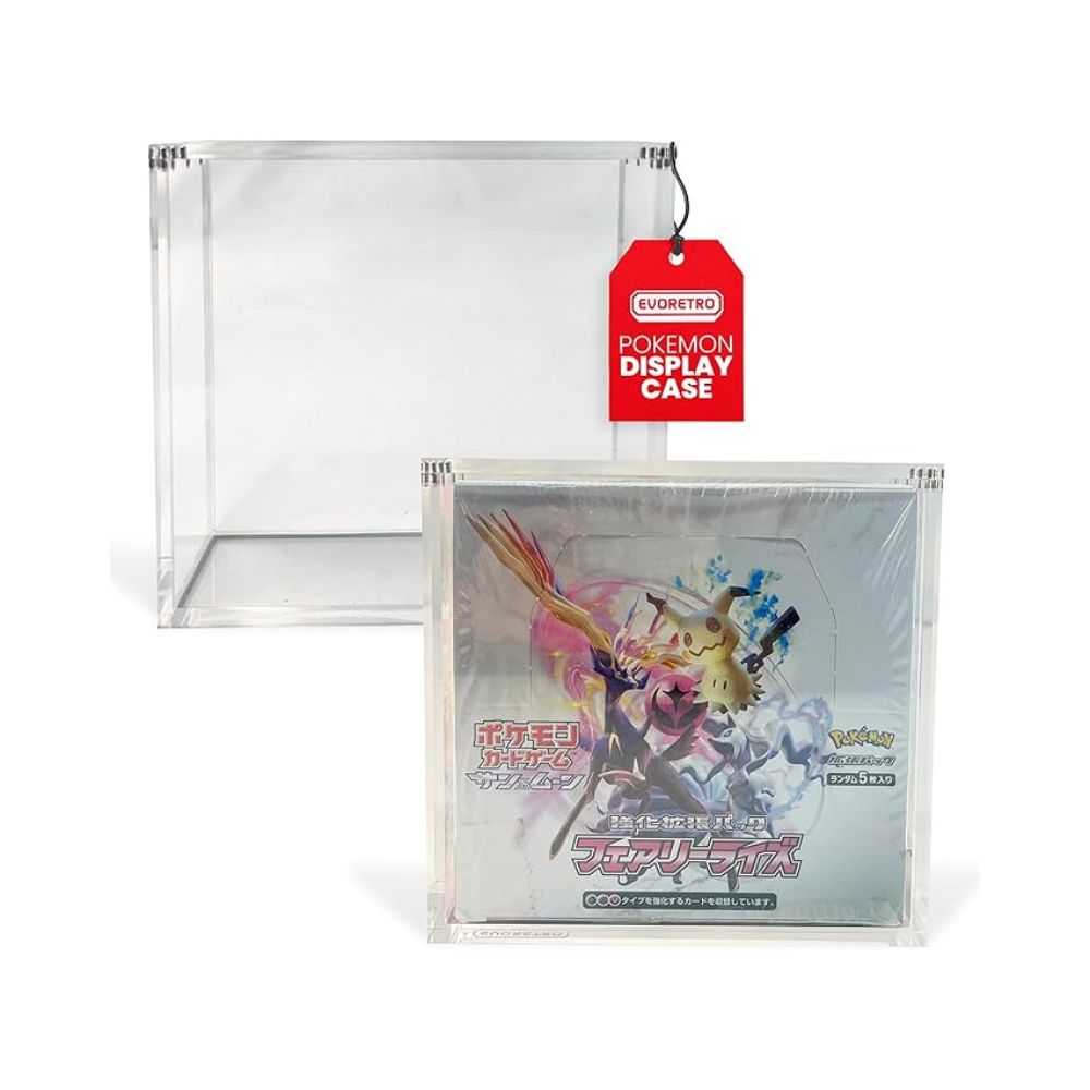 Clear Acrylic Protector - Evoretro - For Japanese Booster Box