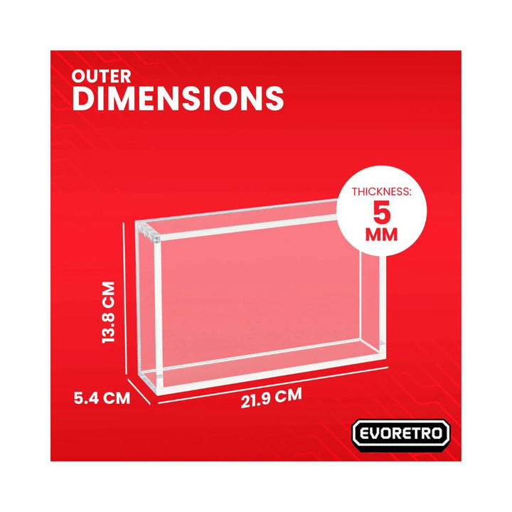 Transparent Acrylic Protector - Evoretro - For Lorcana Booster Box