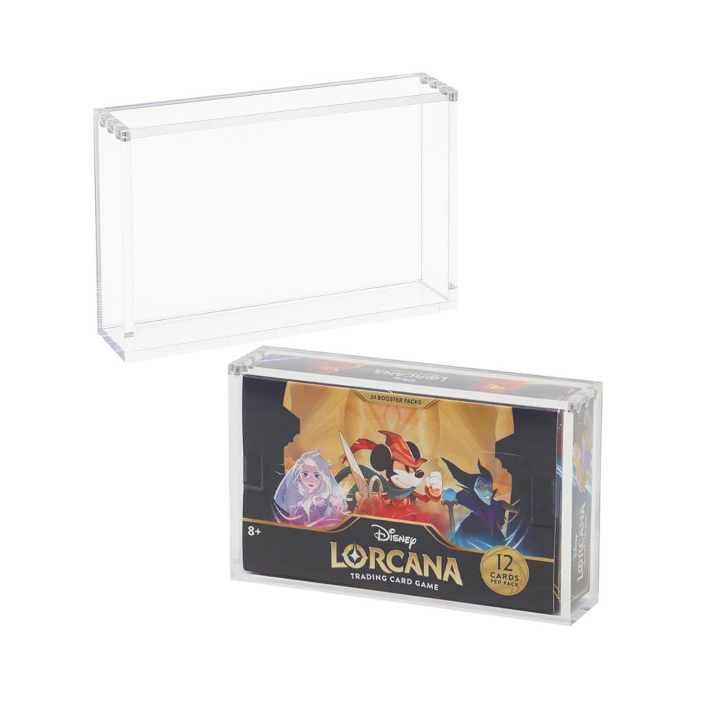 Transparent Acrylic Protector - Evoretro - For Lorcana Booster Box