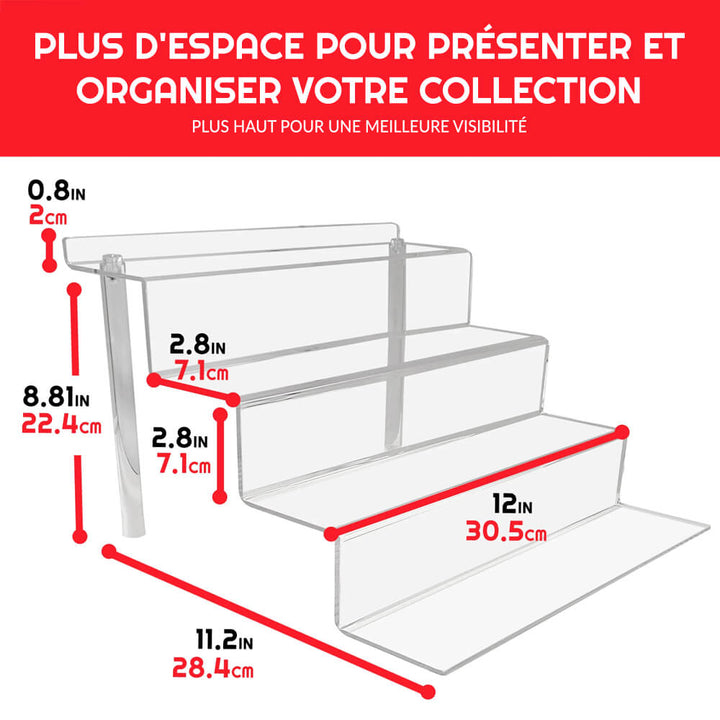 Rehausseur d'étagère EVORETRO (paquet de 2)