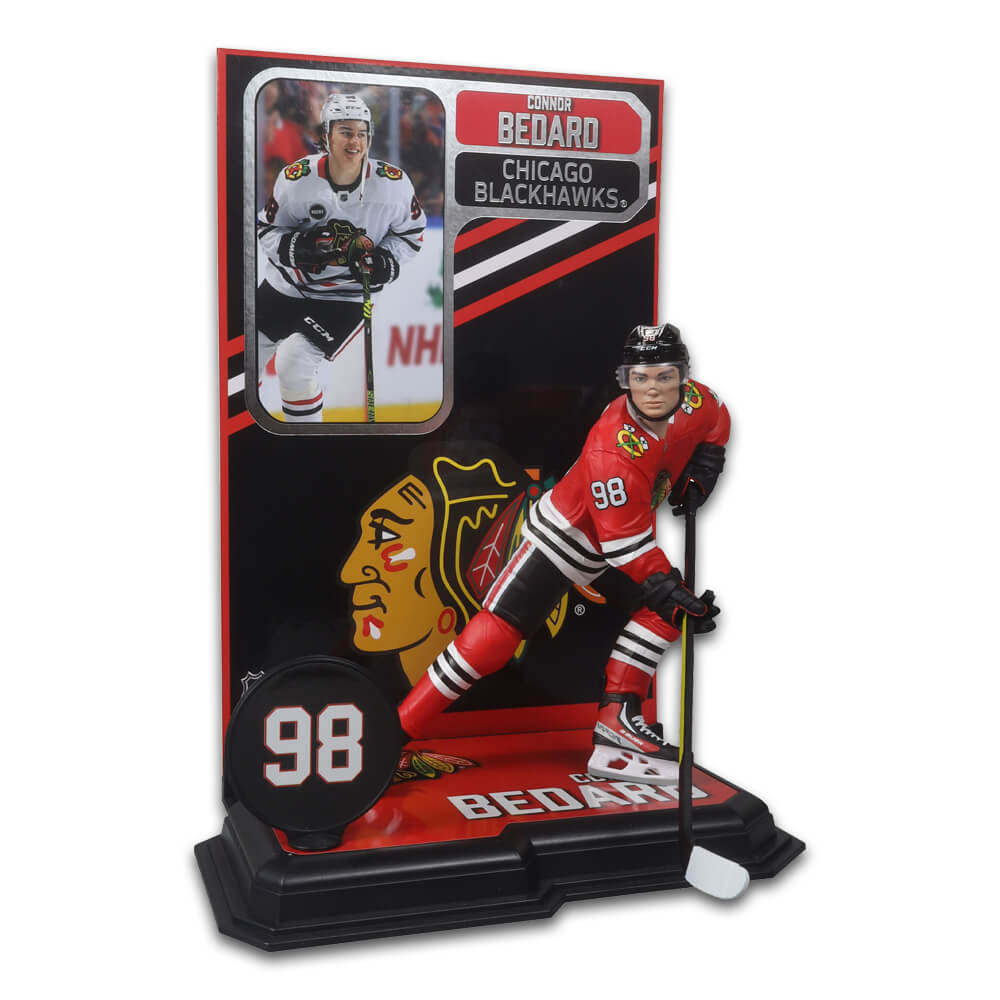 Figurine de 7 po de la LNH - Connor Bedard (Chicago Blackhawks)