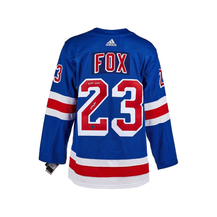 Official Autographed Adidas Jersey - Adam Fox