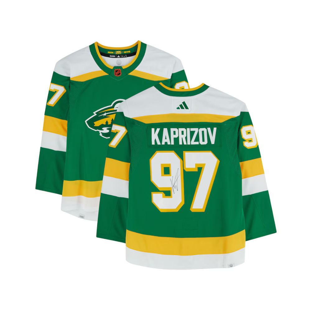 Official Autographed Adidas Retro Jersey - Kirill Kaprizov