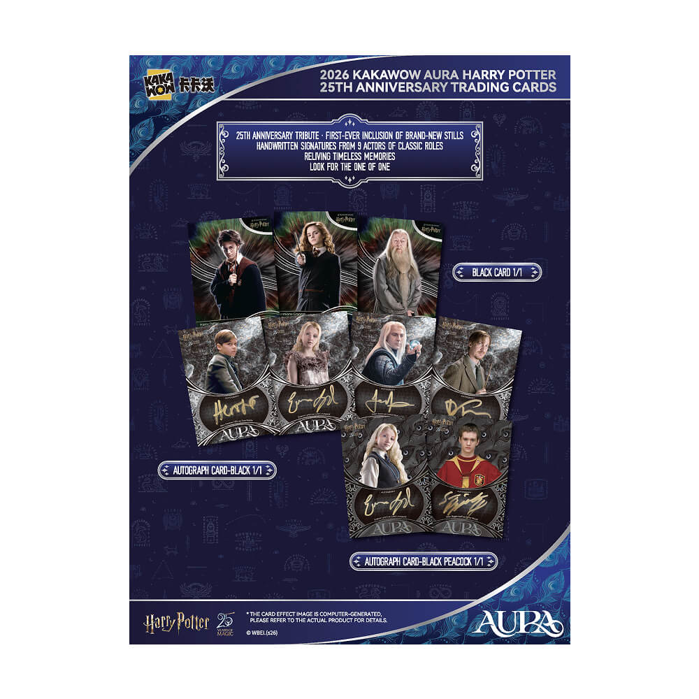 2026 Kakawow Aura - Harry Potter Collectible Cards - 25th Anniversary - Hobby Box