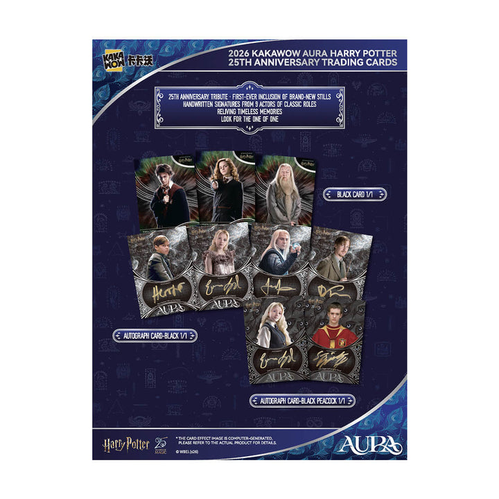 2026 Kakawow Aura - Harry Potter Collectible Cards - 25th Anniversary - Hobby Box