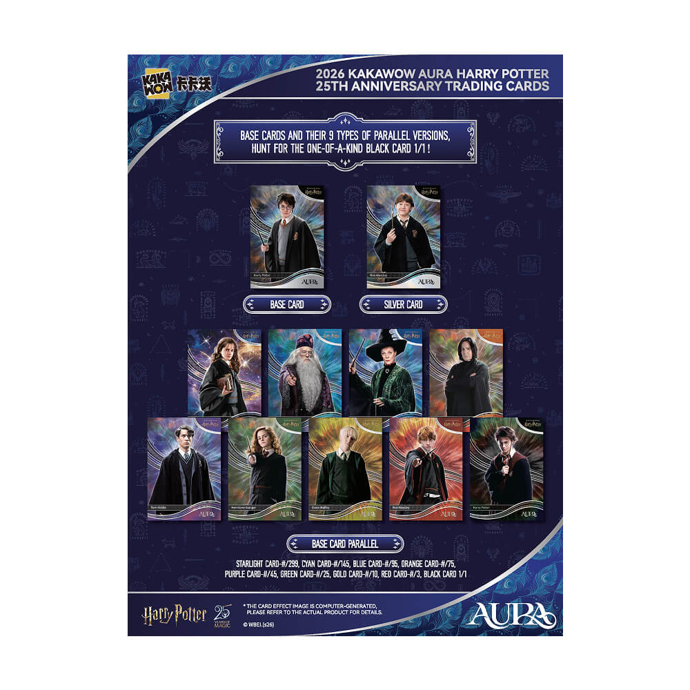 2026 Kakawow Aura - Harry Potter Collectible Cards - 25th Anniversary - Hobby Box