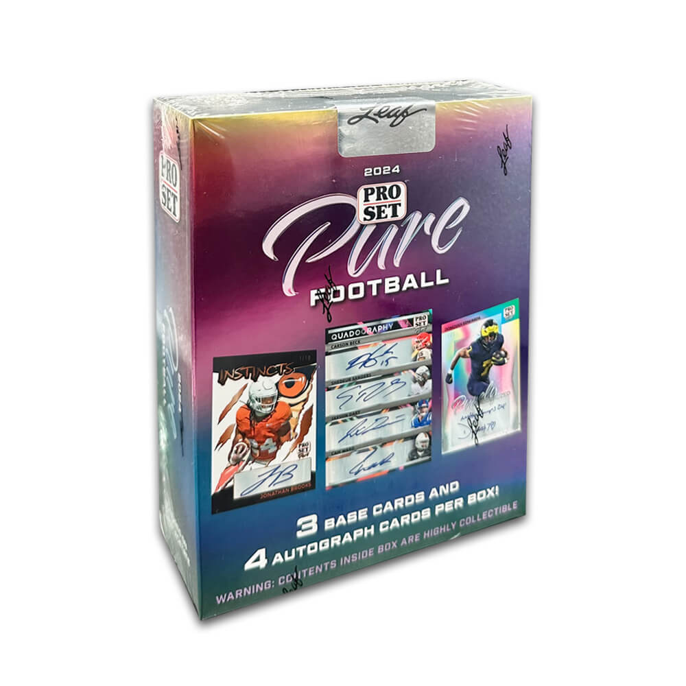 2024 Leaf Pro Set Pure Football Hobby Box