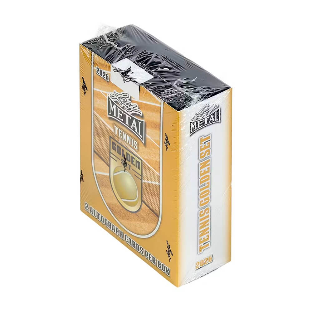 2026 Leaf Metal Tennis Golden Set Hobby Box