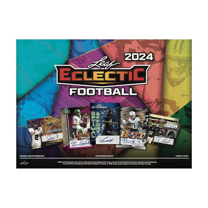 2024 Leaf Eclectic Football Hobby Box
