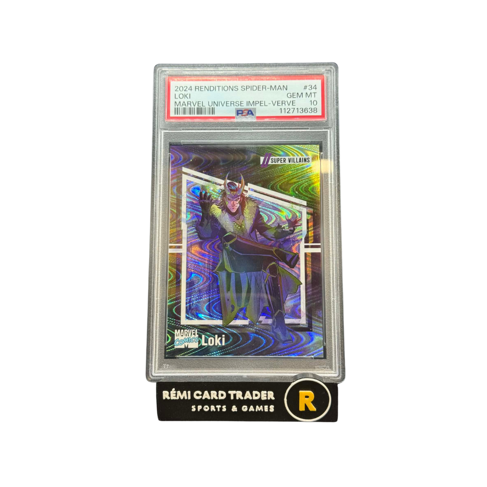 MARVEL UNIVERSE LOKI (SPIDER-MAN RENDITIONS) #34 PSA GEM MT 10