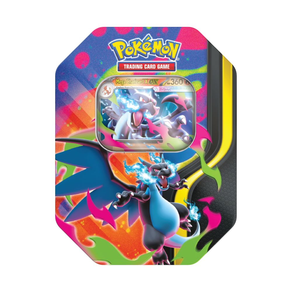 Pokémon Mega Charizard Tin Box