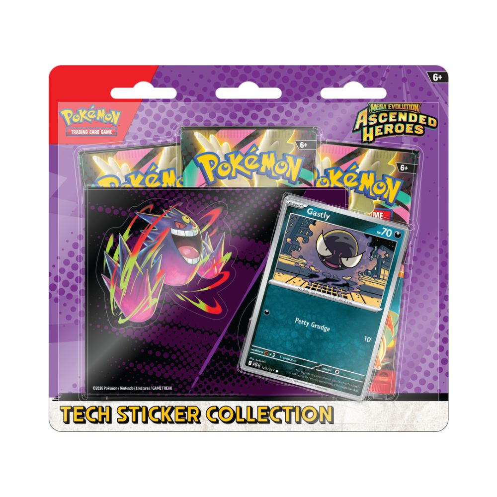 Pokémon - Mega Evolution Ascended Heroes - Tech Sticker Collection