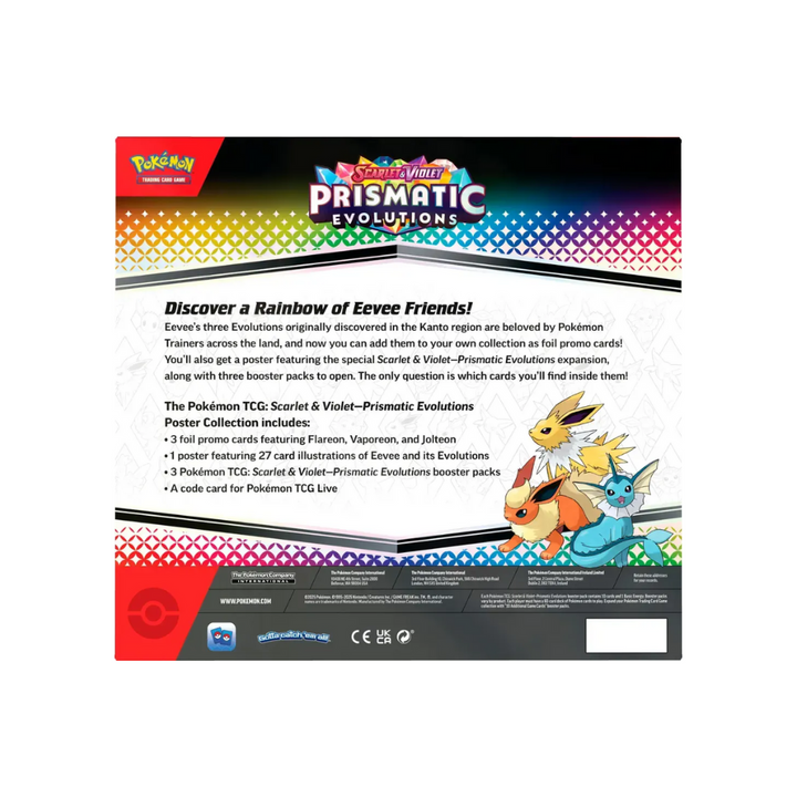 Pokémon - Scarlet & Violet Prismatic Evolutions - Poster Collection