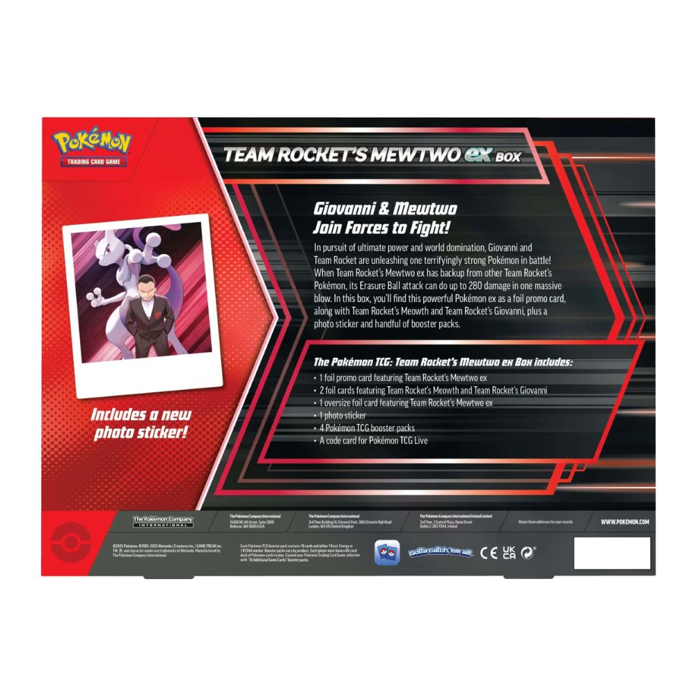 Pokémon - Team Rocket’s Mewtwo Ex Box