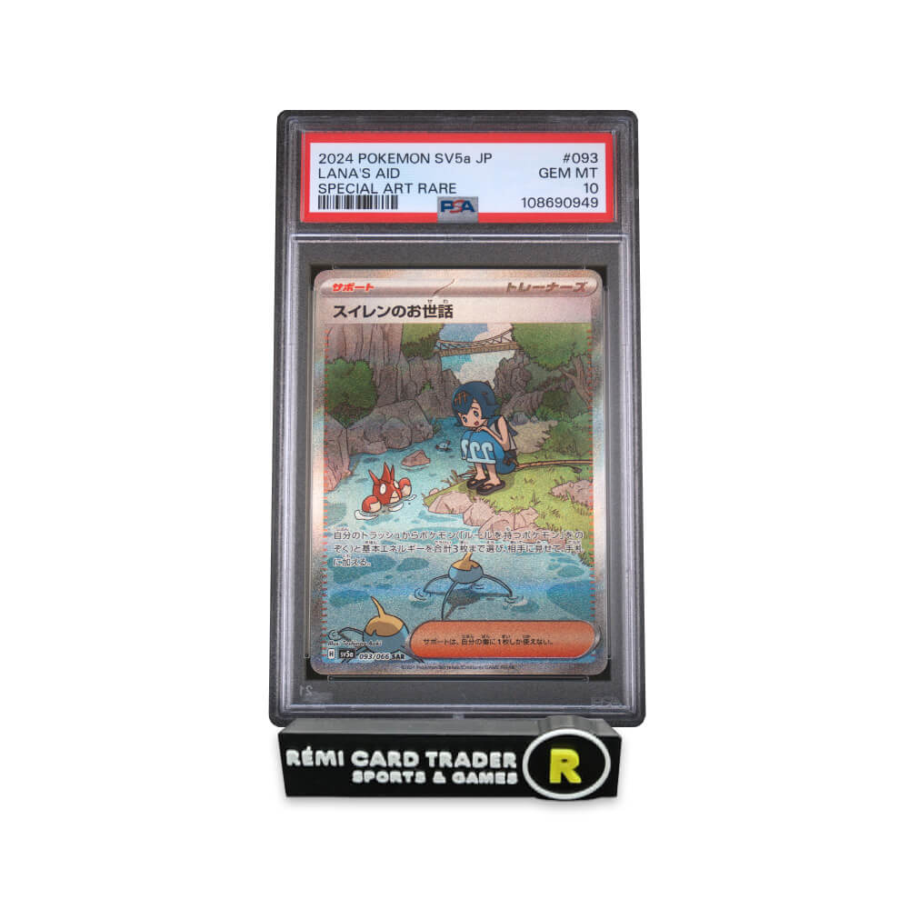 POKÉMON 2024 LANA'S AID (JAPANESE SV5a-CRIMSON HAZE) #093 PSA GEM MT 10
