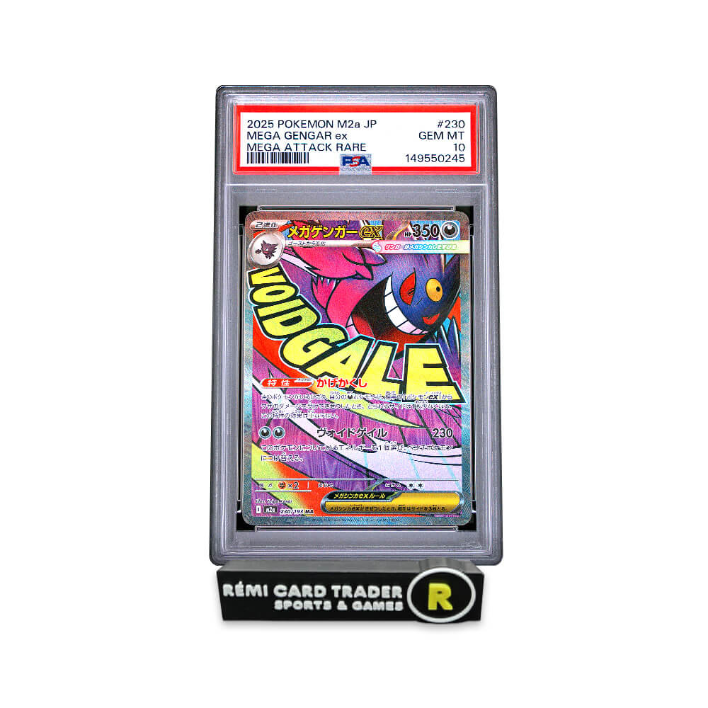POKÉMON 2025 MEGA GENGAR EX (MEGA DREAM EX) #230 PSA GEM MT 10