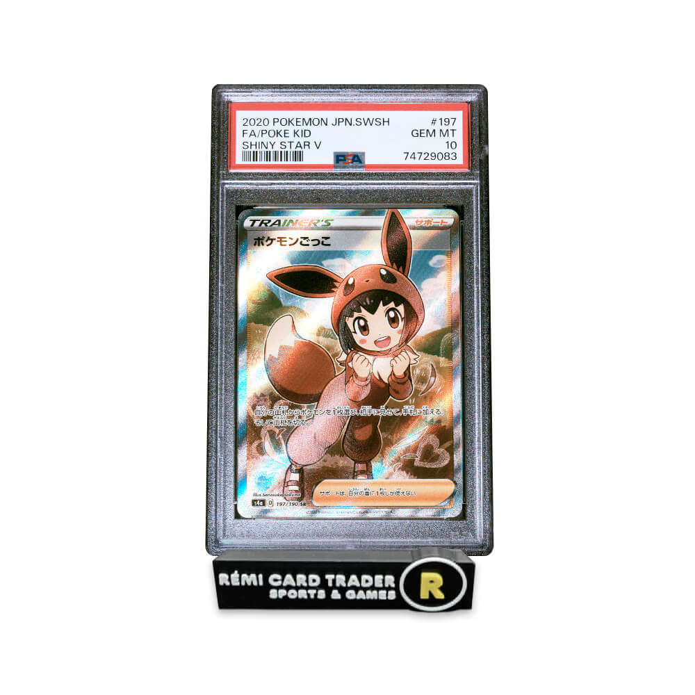POKÉMON 2020 POKE KID (JAPANESE SWORD & SHIELD SHINY STAR V) #197 PSA GEM MT 10