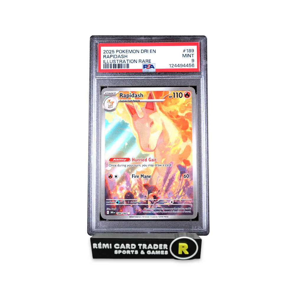 POKÉMON 2025 RAPIDASH (DESTINED RIVALS) #189 PSA MINT 9