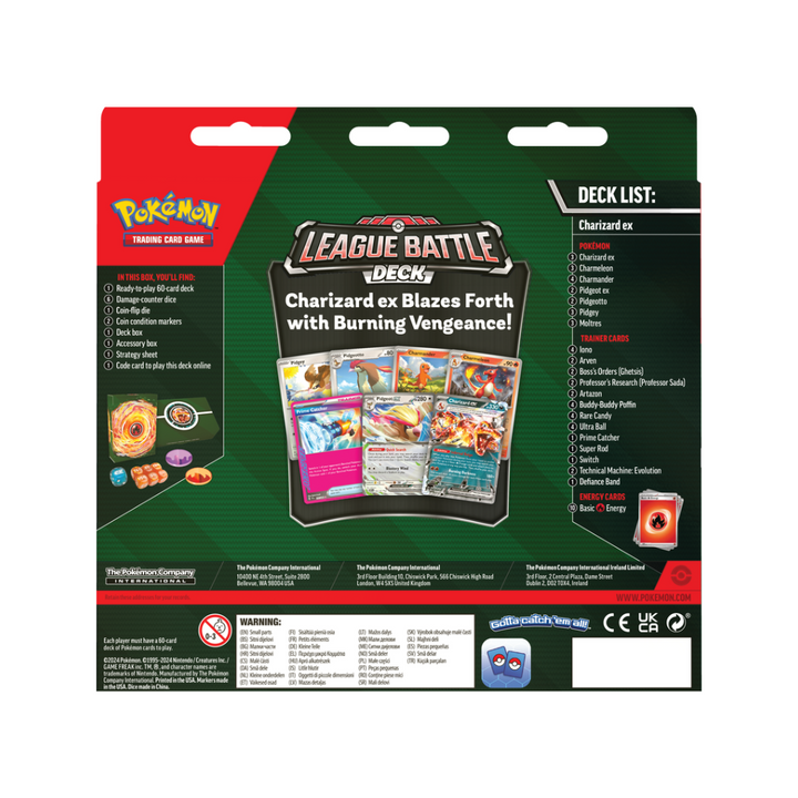 Pokémon League Battle Deck - Charizard Ex