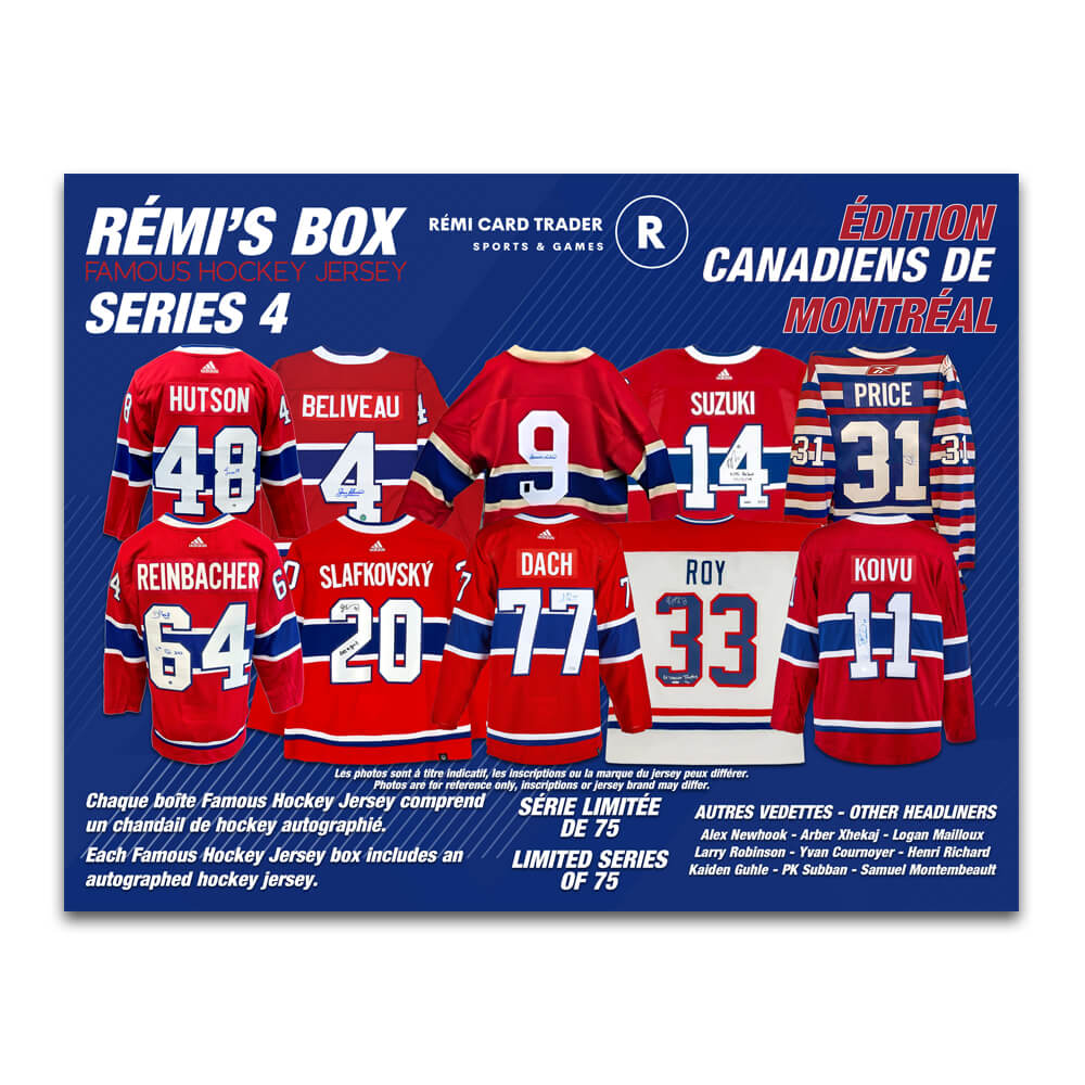 Rémi's Box Famous Hockey Jersey Series 4 (Édition Canadiens de Montréal)