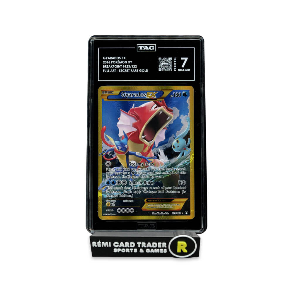 POKÉMON 2016 GYARADOS EX (BREAKPOINT) #123 TAG NEAR MINT 7