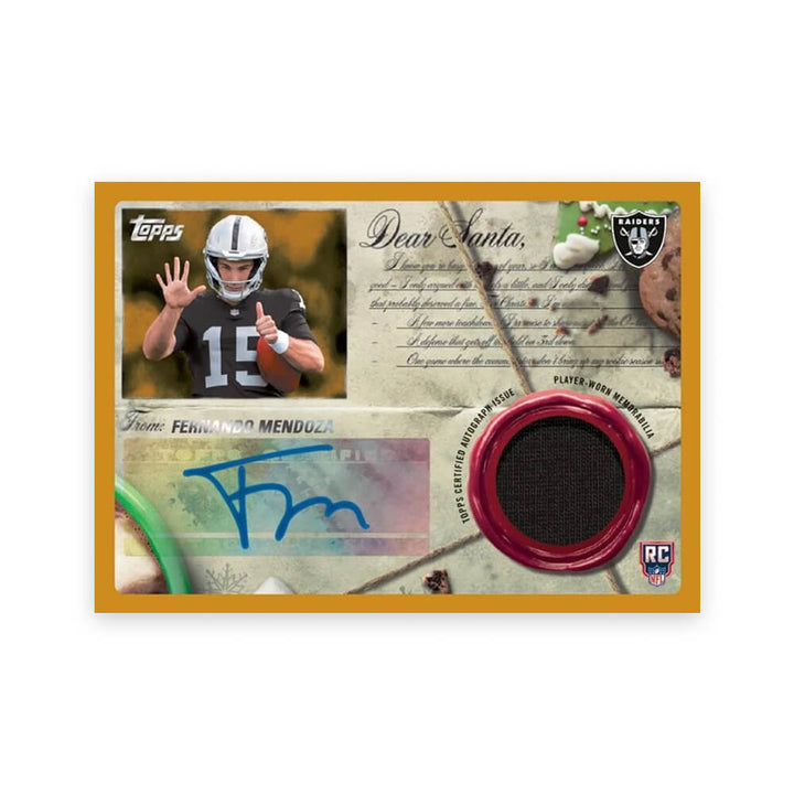 2026 Topps Holiday Football Mega Box