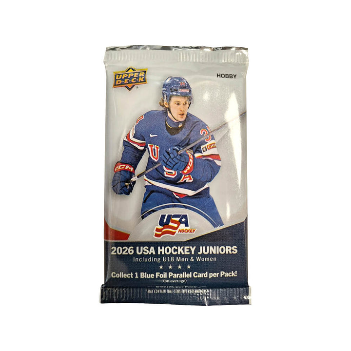 2026 Upper Deck Team USA Juniors Hockey Hobby Box