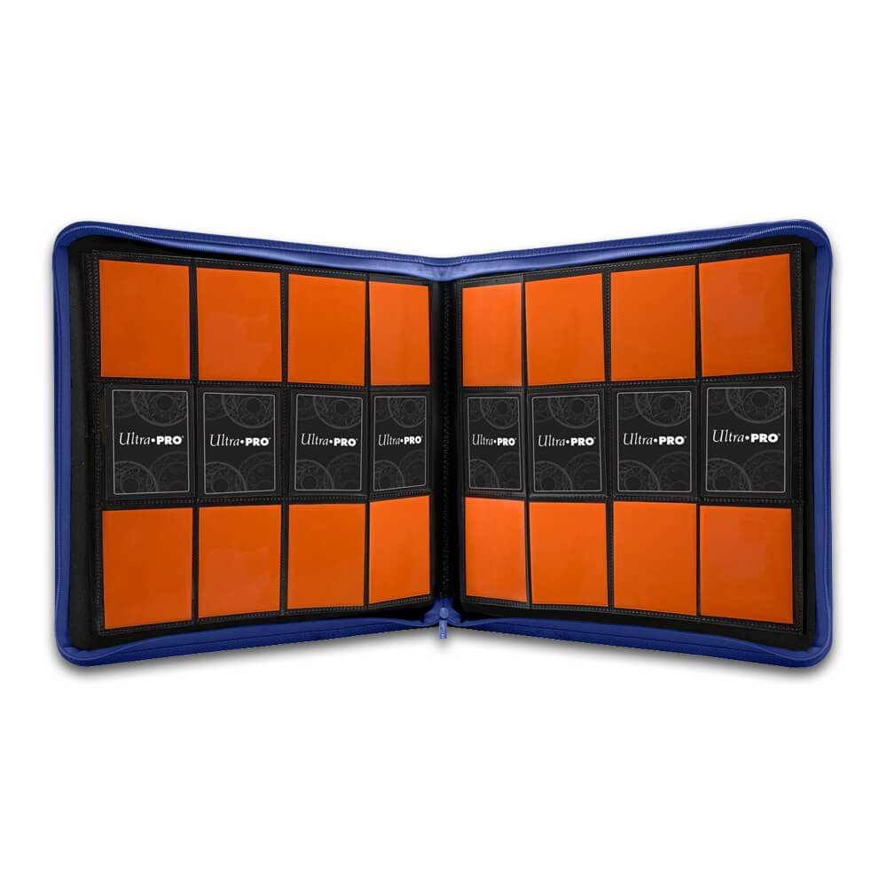 Ultra Pro Vivid PRO 12-pocket zippered binder: Blue