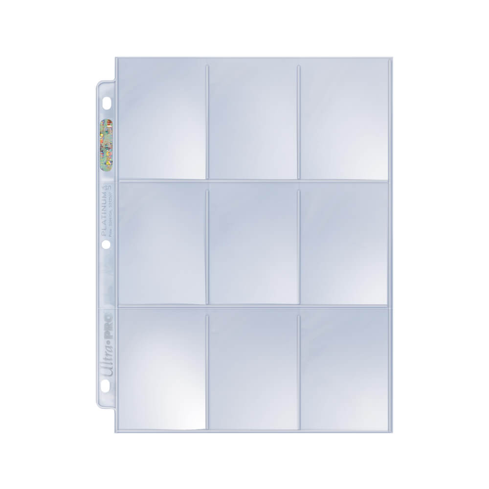 Ultra Pro Page Platinum 9 Pochettes Hologram