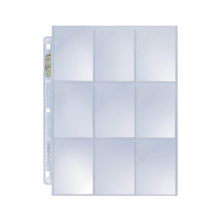 Ultra Pro Page Platinum 9 Pochettes Hologram