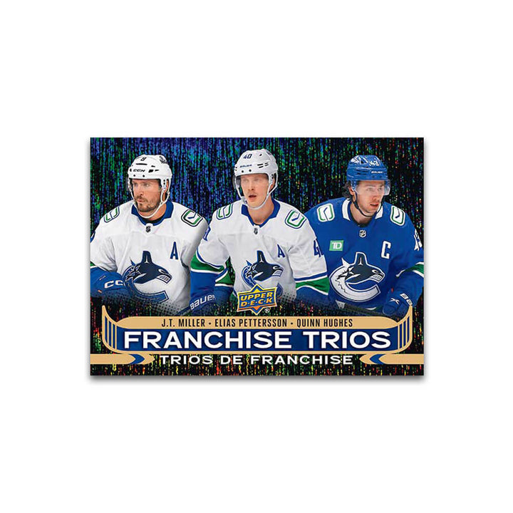 2024-25 Upper Deck Tim Hortons 10e édition Franchise Trios