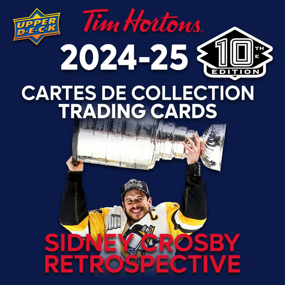 2024-25 Upper Deck Tim Hortons 10e édition Sidney Crosby Retrospective