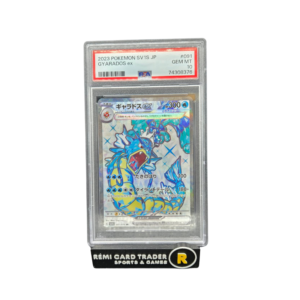 POKÉMON 2023 GYARADOS EX (SCARLET & VIOLET JP) #091 PSA GEM MT 10