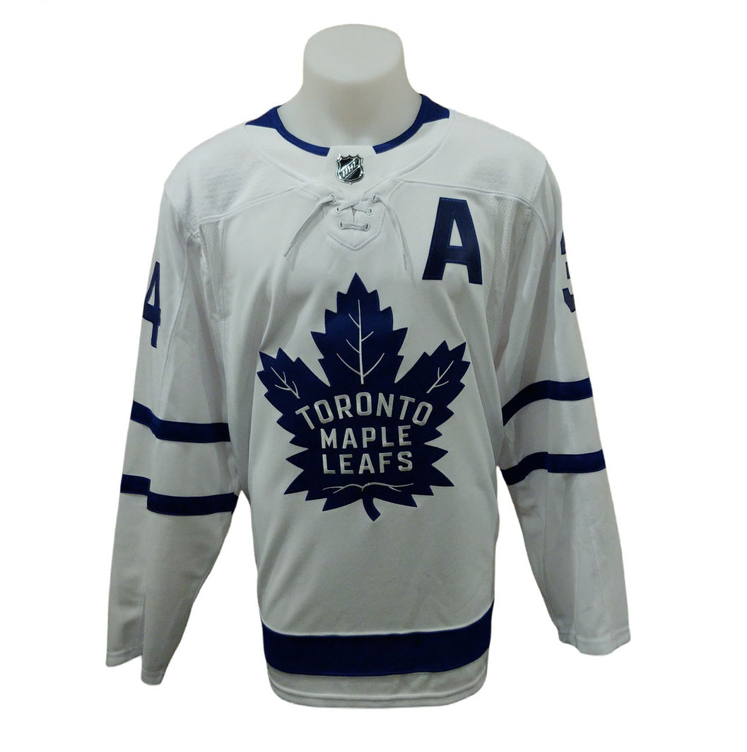 Chandail officiel Adidas signé - Auston Matthews away Fanatics coa