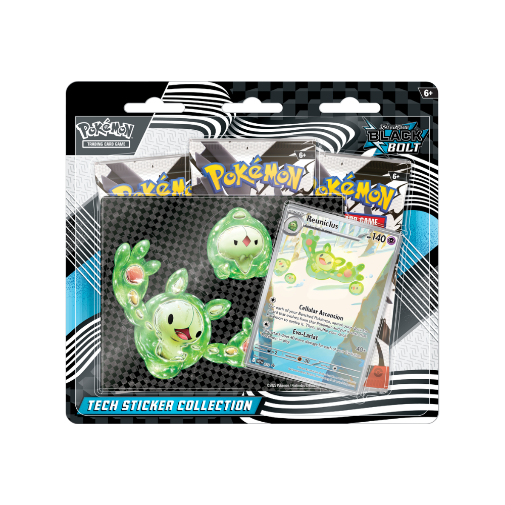 Pokémon Scarlet & Violet Black Bolt Tech Sticker Collection
