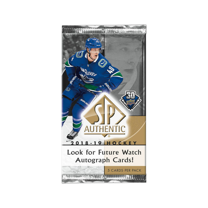 2018-19 Upper Deck SP Authentic Hockey Hobby
