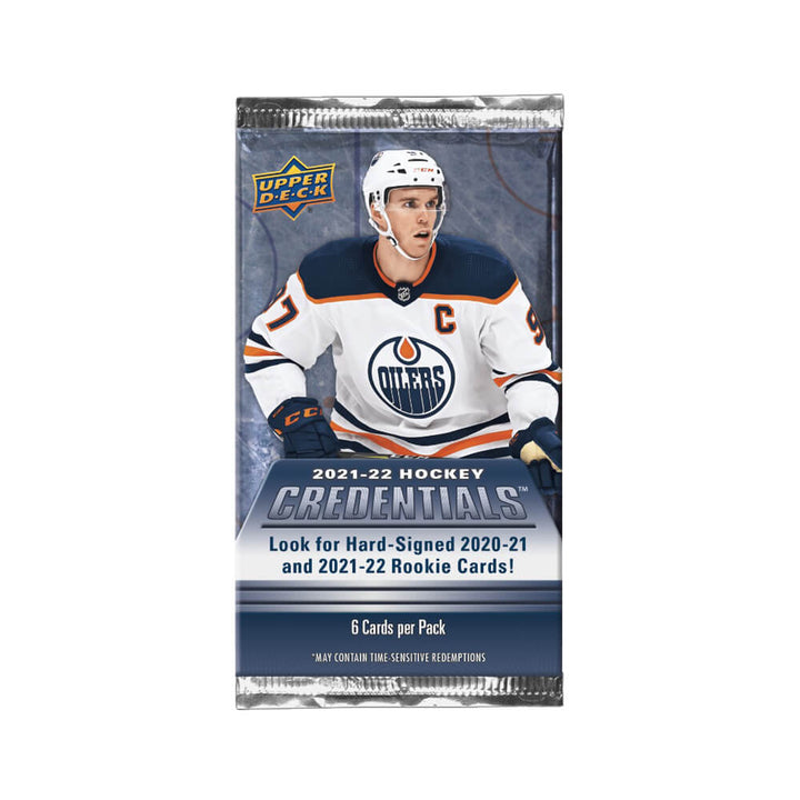 2021-22 Upper Deck Credentials Hockey Hobby Box