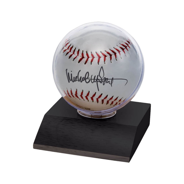 Ultra Pro Baseball Display with wood base